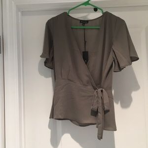 Wrap blouse